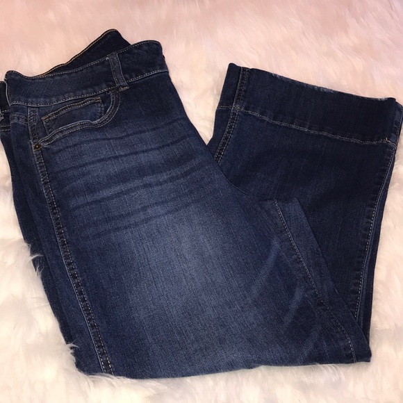 wide leg jeans size 14